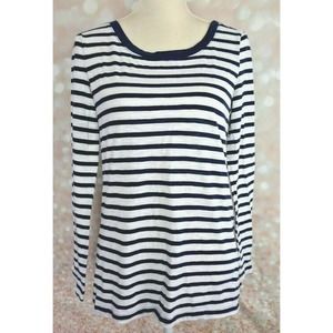 Splendid Striped Long Sleeve Top Tee Shirt